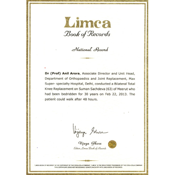 Limca Book of Records Holder ( 2017 )